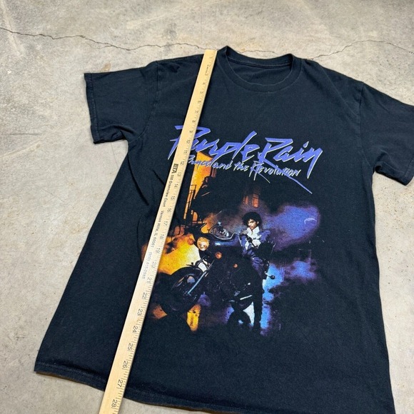 Prince & The Revolution Purple Rain T Shirt Crewneck Official Womens M Black - Picture 7 of 8